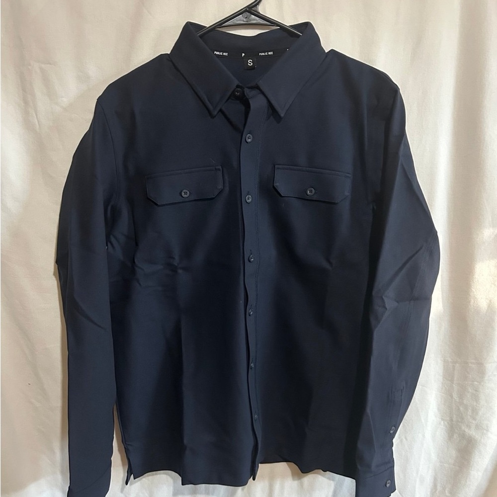 Men's Navy Button Down Shirt